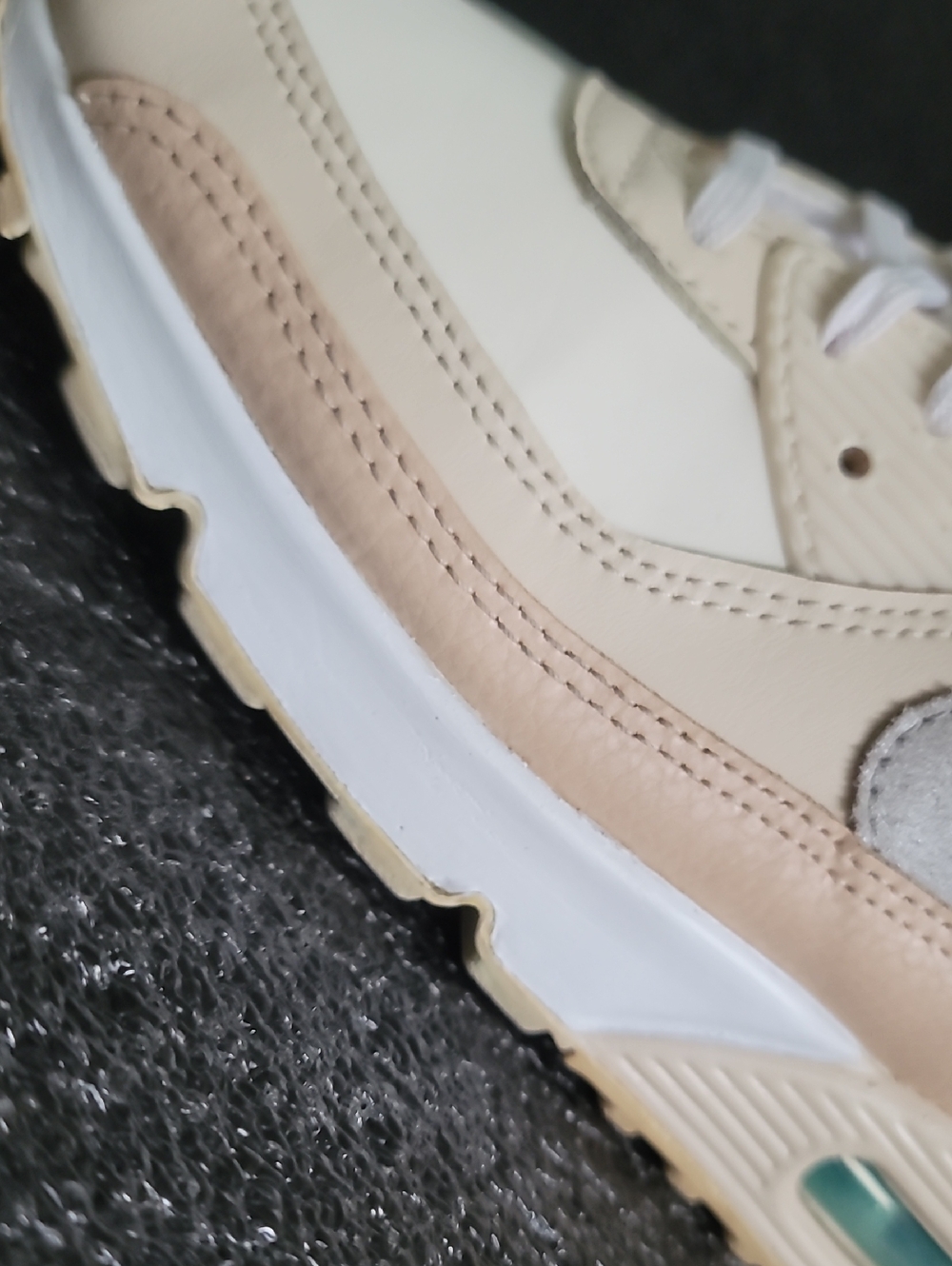Nike Wmns Air Max 90 Se 'Mama' "Teal/Cream/Tan" Wmns 9 Fast Shipper. - Picture 11 of 15